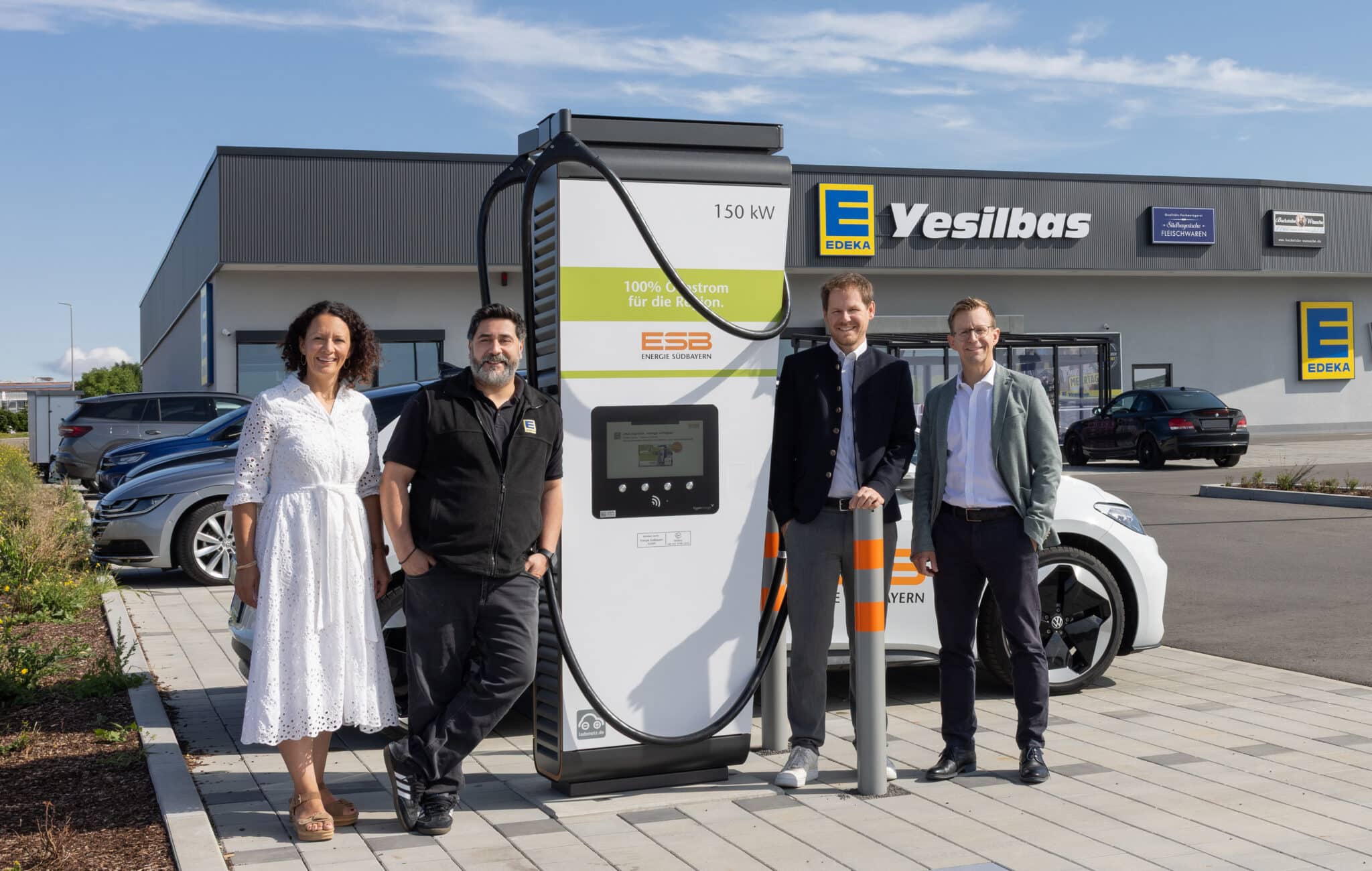 E-Ladesäule am EDEKA in Stammham