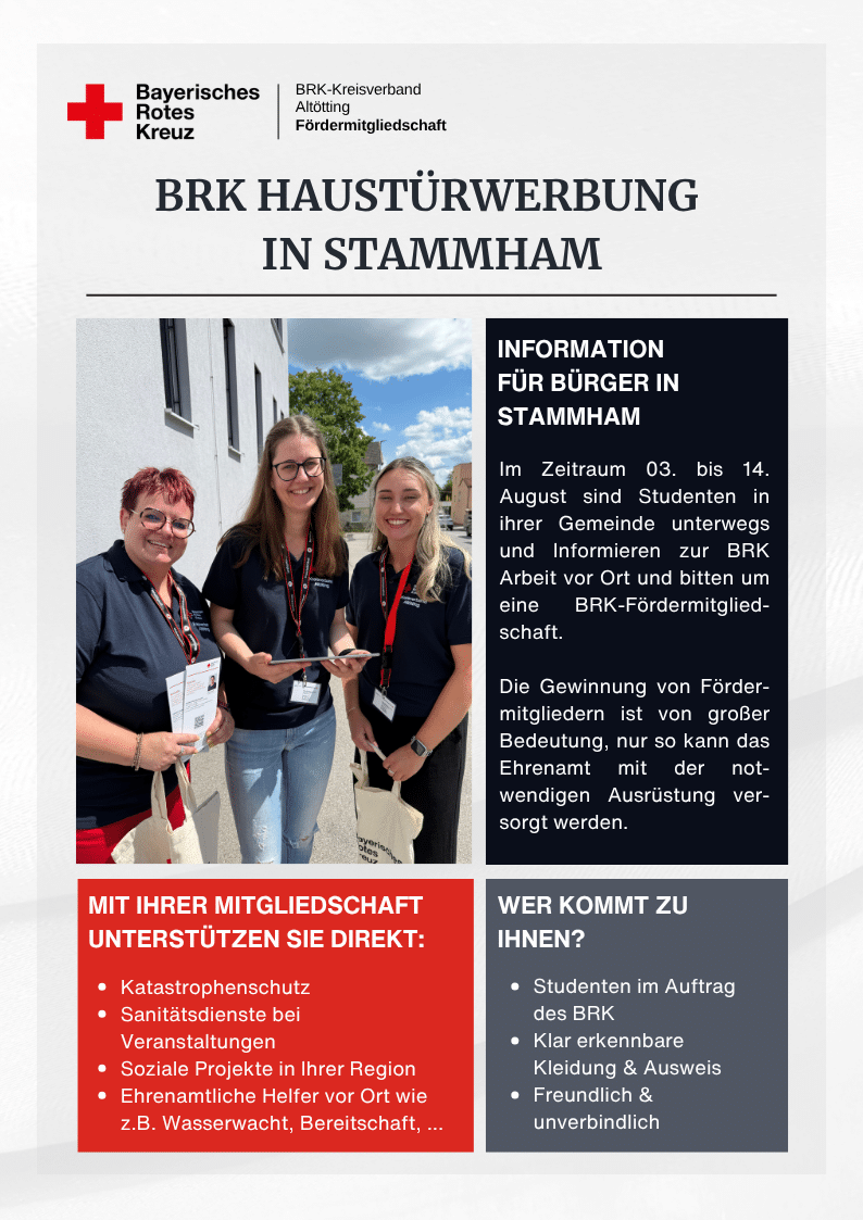 Wenn das BRK drei Mal klingelt...