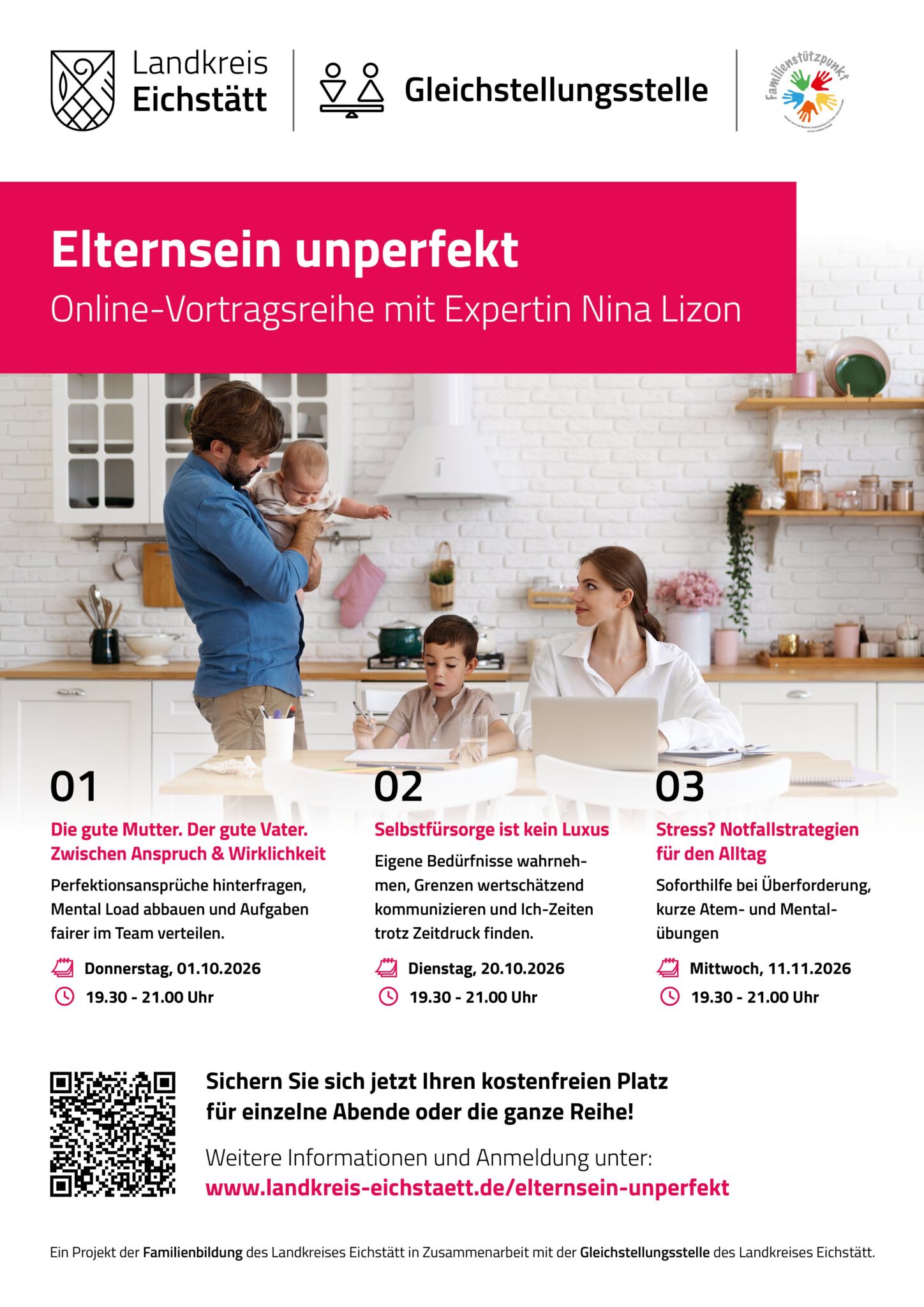 Online-Vortragsreihe: Elternsein - unperfekt