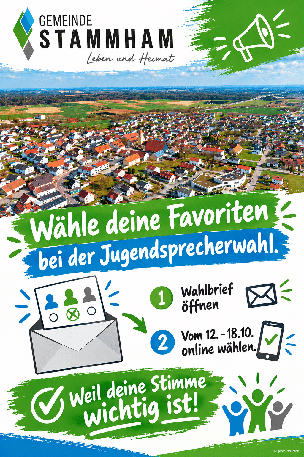 Abstimmungszeitraum zur Jugendsprecherwahl: 12. bis 18. Oktober 2026