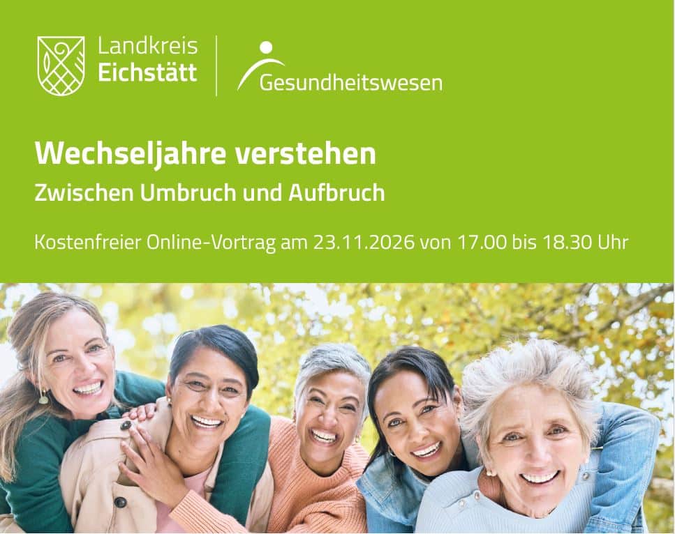 Wechseljahre verstehen - kostenfreier Online-Vortrag am 23.11.2026